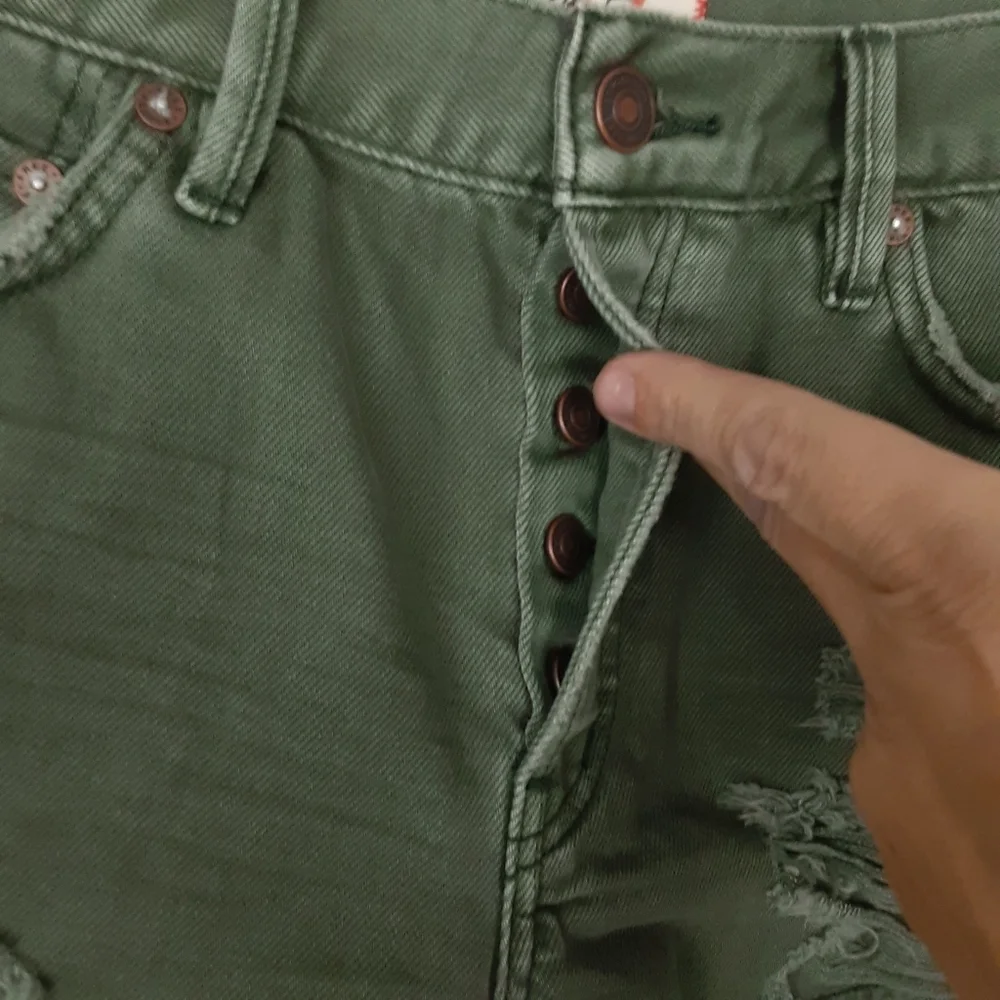 Free People | Good Vibrations Short in Sage_6